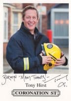 Tony Hirst Coronation Street Hand Signed ITV Cast Card Photo