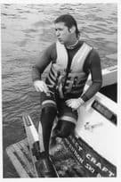 Tony Knowles On Boat Jet Ski Snooker Holiday 8x6 Press Photo