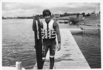 Tony Knowles Snooker On Jet Ski Holiday Vintage 8x6 Press Photo