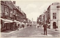 Traffic Policeman at High Street Newport Isle Of Wight RPC Old Postcard