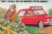 Transportation Comic Postcards