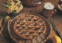 Treacle Tart Old Desert Huntingdon Rare Cookery Postcard