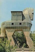 Troy Wooden Horse Turkish Postcard