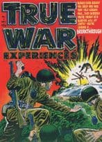 True War Experiences 1950s Military Comic Mine Explosion Postcard