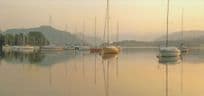 Ullswater Fishing Boats Unique Widescreen Letterbox Postcard