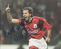 Unidentified 1980s Nottingham Forest Football FC 10x8 Hand Signed Photo