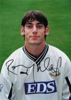 Unidentified 1990s Derby Football Team Player Hand Signed Photo