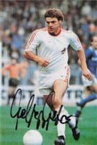 Unidentified 1990s German Football International Player Hand Signed Photo