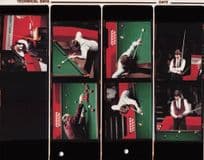 Unidentified Player at 1982 Embassy Snooker Press Photo Sheet
