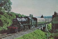 Urie S 15 No 506 at Medstead and Four Marks Station Postcard