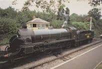 Urie S15 Medstead Four Marks Station Rare Railway Line Train Postcard
