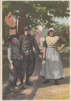 Urk Zyder Zee Costume Fashion Dutch Postcard