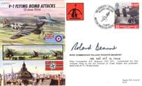 V-1 Flying Bomb Attacks WW2 Roland Beaumont Hand Signed FDC