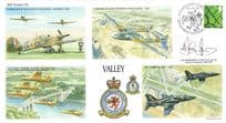Valley Lake District RAF Station AJ Griffin Map LTD TO 100 Hand Signed FDC