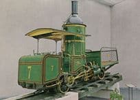 Verkehrshaus Der Schweiz Luzern Vitznam Rigi 1871 First Cogwheel Train Postcard