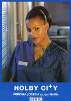 Verona Joseph as Jess Griffin Holby City Hand Signed Cast Card Photo