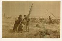 Victorian Shrimpers Fishing Rare Real Photo Award Postcard