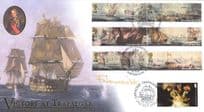 Victory At Trafalgar 200th Anniversary Frank Nowosielski Hand Signed FDC