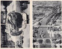 Views Of Maidenhead Courage Pub Boats 2x RPC Postcard s