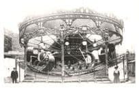 Viking Ship Fair Old Gondola Roundabout Fairground Society PB Postcard Photo