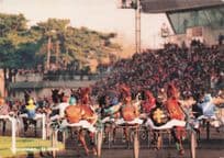 Vincennes Harness Horse Racing Race Stadium French Postcard