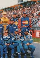 Vincenzo Sospiri Formula 1 F1 With Benetton Team Hand Signed Photo
