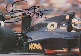Vincenzo Sospiri Formula 1 Grand Prix 1997 Hand Signed Photo