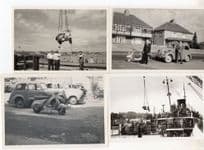 Vintage Collection Of Motorcycle Transport 4x Old Photo s
