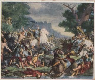 Von Hermann Dem Cherusker Bis Zu Karl Dem Grossen Cigarette Card