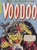 Voodoo Incredible Shrinking Woman 1950s Magic Comic Book Postcard