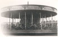 Wanstead London Fair Carousel in 1921 Fairground Society PB Postcard Photo