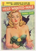 Wanted 1960s Glamour Vixen Lady Wants Man For Special Love Postcard
