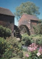 Water Wheels at Chedderton Staffs Postcard