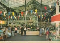 Weighing Scales At Jersey Exhibition Rare 1980s Postcard