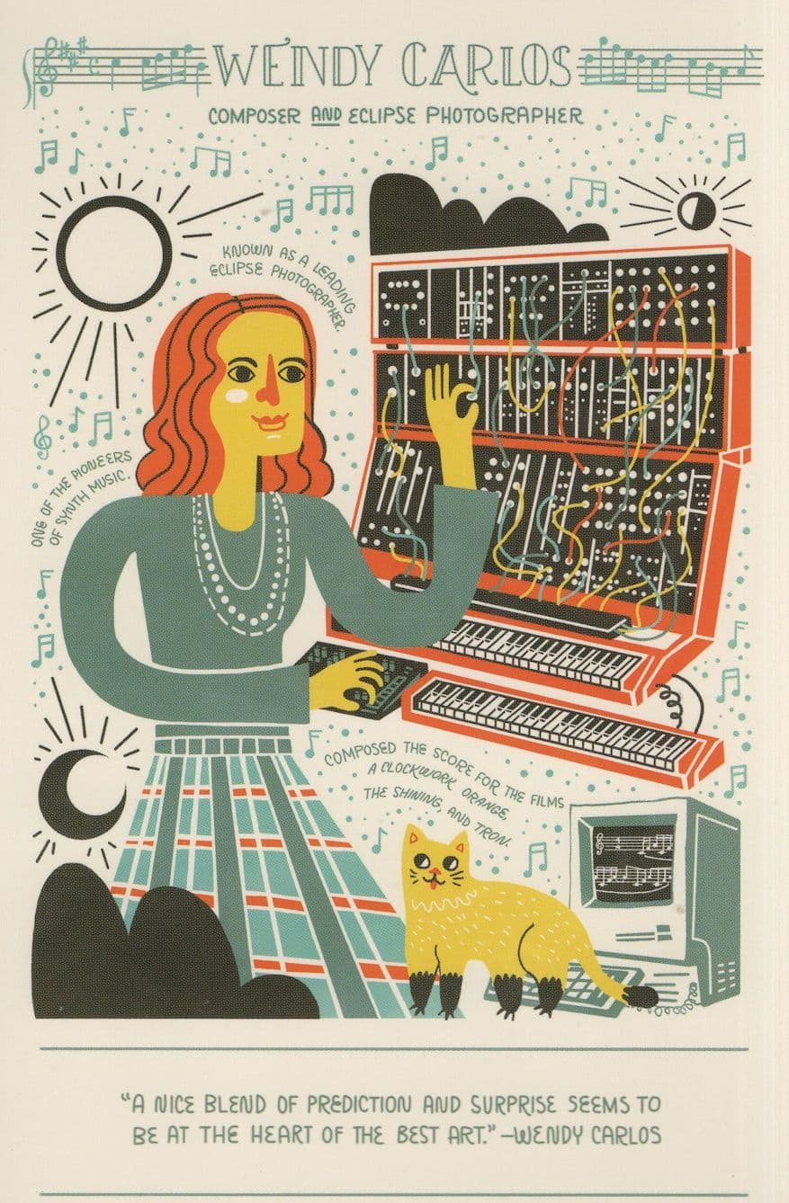 Wendy Carlos A Clockwork Orange The Shining Film Composer Postcard