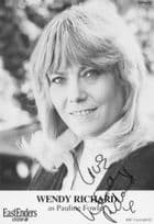 Wendy Richards as Pauline Fowler Eastenders Rare Hand Signed Cast Photo