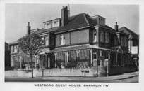 Westboro Guest House Shanklin Isle Of Wight 1960s Postcard