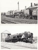 Weymouth Train 2x Vintage Photo Plain Back Postcard s