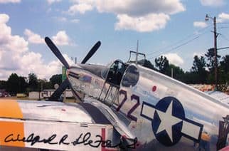 Wilfred DeFour WW2 Pilot War Tuskegee Airman Hand Signed Photo