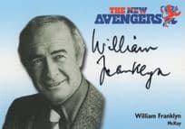 William Franklyn The New Avengers Hand Signed Photo Card