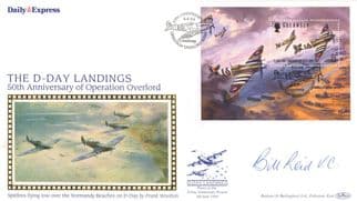 William Reid Benhams D-Day Landings Victoria Cross WW2 Hand Signed FDC