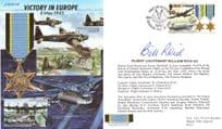 William Reid Victory In Europe Victoria Cross WW2 Pilot Hand Signed FDC
