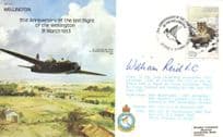 William Reid Wellington Plane Victoria Cross WW2 Hand Signed FDC