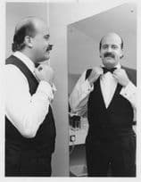 Willie Thorne Adjusting Snooker Suit Bow Tie Irish 8x6 Press Photo