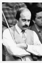 Willie Thorne Looking Fed Up About To Lose Snooker Match Press Photo