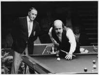 Willie Thorne Needs Snooker Referee Help 9x7 Preston Press Photo