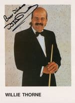 Willie Thorne Snooker Champion Large Hand Signed Photo