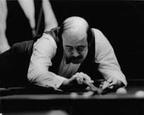 Willie Thorne Takes Crucial Snooker Shot Large 9x7 Bolton Press Photo