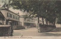 Windsor Crescent St Heliers Jersey Antique Postcard