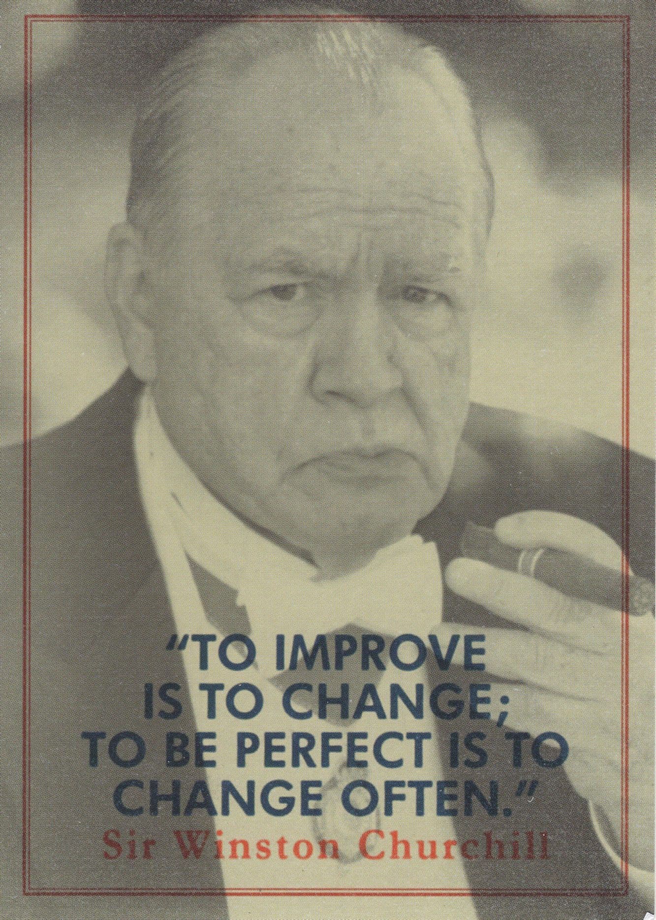 WINSTON CHURCHILL *2X3 FRIDGE MAGNET* ENGLAND PRIME MINISTER WORLD WAR 2 LEADER